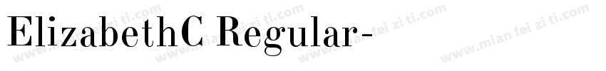 ElizabethC Regular字体转换